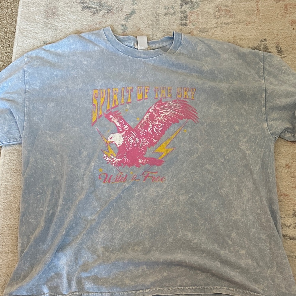 Altar'd State Light Gray Cotton Top